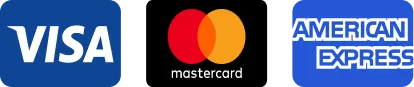 Visa Mastercard Amex PayPal